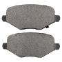 MPA 1001-1719C Quality-Built Premium Ceramic Brake Pads w/ Hardware