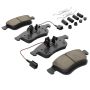 MPA 1001-1721AC Quality-Built Premium Ceramic Brake Pads w/ Hardware