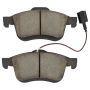 MPA 1001-1721AC Quality-Built Premium Ceramic Brake Pads w/ Hardware