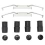 MPA 1001-1721C Quality-Built Premium Ceramic Brake Pads w/ Hardware