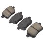 MPA 1001-1722C Quality-Built Premium Ceramic Brake Pads w/ Hardware