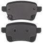 MPA 1001-1722C Quality-Built Premium Ceramic Brake Pads w/ Hardware