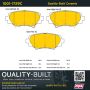 MPA 1001-1729C Quality-Built Premium Ceramic Brake Pads w/ Hardware