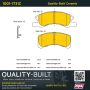 MPA 1001-1731C Quality-Built Premium Ceramic Brake Pads w/ Hardware