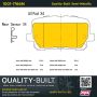 MPA 1001-1766M Quality-Built Premium Semi-Metallic Brake Pads w/ Hardware