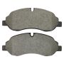 MPA 1001-1774M Quality-Built Premium Semi-Metallic Brake Pads w/ Hardware
