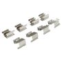 MPA 1001-1774M Quality-Built Premium Semi-Metallic Brake Pads w/ Hardware