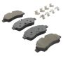 MPA 1001-1775M Quality-Built Premium Semi-Metallic Brake Pads w/ Hardware