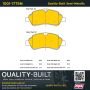 MPA 1001-1775M Quality-Built Premium Semi-Metallic Brake Pads w/ Hardware