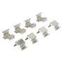 MPA 1001-1775M Quality-Built Premium Semi-Metallic Brake Pads w/ Hardware