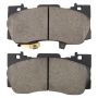MPA 1001-1784C Quality-Built Premium Ceramic Brake Pads w/ Hardware
