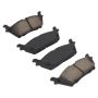 MPA 1001-1790C Quality-Built Premium Ceramic Brake Pads w/ Hardware