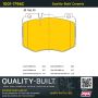 MPA 1001-1796C Quality-Built Premium Ceramic Brake Pads w/ Hardware