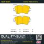 MPA 1001-1801C Quality-Built Premium Ceramic Brake Pads
