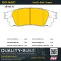 MPA 1001-1805C Quality-Built Premium Ceramic Brake Pads w/ Hardware