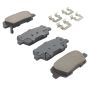MPA 1001-1816C Quality-Built Premium Ceramic Brake Pads w/ Hardware