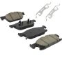 MPA 1001-1818AC Quality-Built Premium Ceramic Brake Pads w/ Hardware