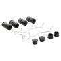 MPA 1001-1821C Quality-Built Premium Ceramic Brake Pads w/ Hardware