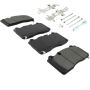 MPA 1001-1835M Quality-Built Premium Semi-Metallic Brake Pads w/ Hardware