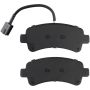 MPA 1001-1840AM Quality-Built Premium Semi-Metallic Brake Pads