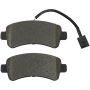 MPA 1001-1840AM Quality-Built Premium Semi-Metallic Brake Pads