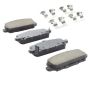 MPA 1001-1841C Quality-Built Premium Ceramic Brake Pads w/ Hardware