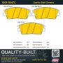 MPA 1001-1847C Quality-Built Premium Ceramic Brake Pads w/ Hardware