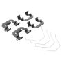 MPA 1001-1847C Quality-Built Premium Ceramic Brake Pads w/ Hardware