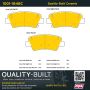 MPA 1001-1848C Quality-Built Premium Ceramic Brake Pads