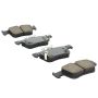 MPA 1001-1878C Quality-Built Premium Ceramic Brake Pads w/ Hardware