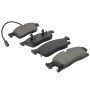 MPA 1001-1904BM Quality-Built Premium Semi-Metallic Brake Pads