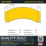 MPA 1001-1910M Quality-Built Premium Semi-Metallic Brake Pads