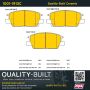 MPA 1001-1913C Quality-Built Premium Ceramic Brake Pads