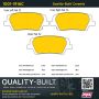 MPA 1001-1916C Quality-Built Premium Ceramic Brake Pads