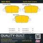 MPA 1001-1921C Quality-Built Premium Ceramic Brake Pads