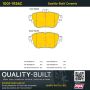 MPA 1001-1936C Quality-Built Premium Ceramic Brake Pads