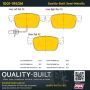 MPA 1001-1953M Quality-Built Premium Semi-Metallic Brake Pads
