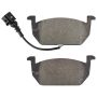 MPA 1001-1968M Quality-Built Premium Semi-Metallic Brake Pads