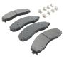 MPA 1001-2018M Quality-Built Premium Semi-Metallic Brake Pads w/ Hardware