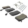 MPA 1001-2052C Quality-Built Premium Ceramic Brake Pads w/ Hardware