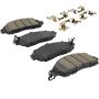 MPA 1001-2138C Quality-Built Premium Ceramic Brake Pads