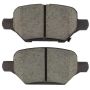 MPA 1001-2168C Quality-Built Premium Ceramic Brake Pads