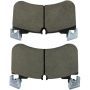 MPA 1001-2184C Quality-Built Premium Ceramic Brake Pads