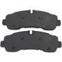 MPA 1001-2281M Quality-Built Premium Semi-Metallic Brake Pads