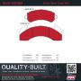MPA 1002-0225M Quality-Built Work Force Heavy Duty Brake Pads