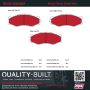 MPA 1002-0266M Quality-Built Work Force Heavy Duty Brake Pads w/ Hardware