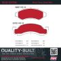 MPA 1002-0375M Quality-Built Work Force Heavy Duty Brake Pads w/ Hardware