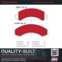 MPA 1002-0387M Quality-Built Work Force Heavy Duty Brake Pads w/ Hardware