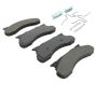 MPA 1002-0450AM Quality-Built Work Force Heavy Duty Brake Pads w/ Hardware