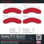 MPA 1002-0450M Quality-Built Work Force Heavy Duty Brake Pads w/ Hardware